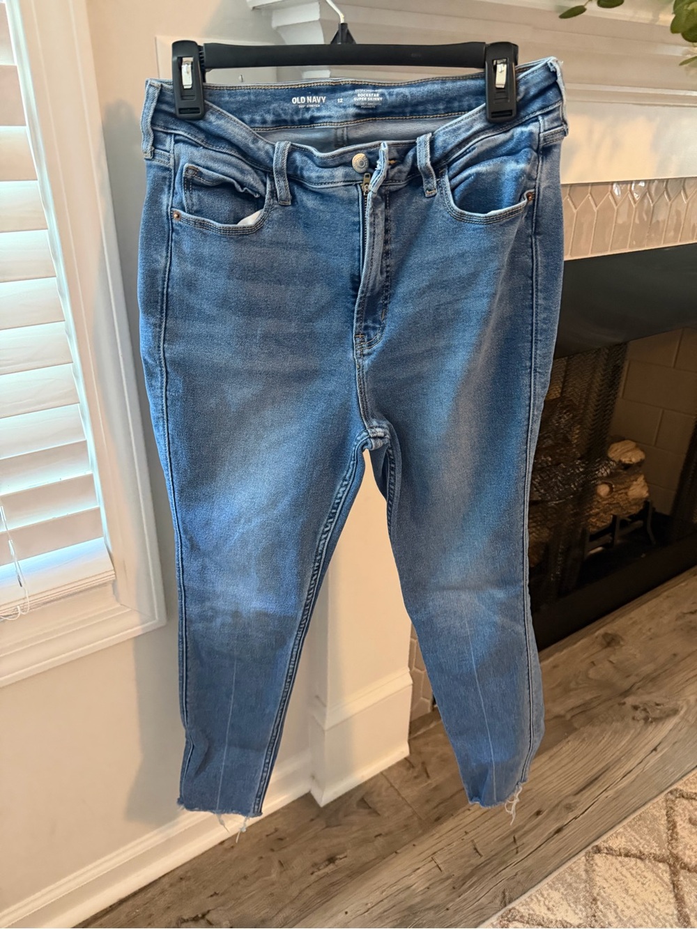 Old Navy Women's Light Blue Skinny Jeans - Stretch Denim